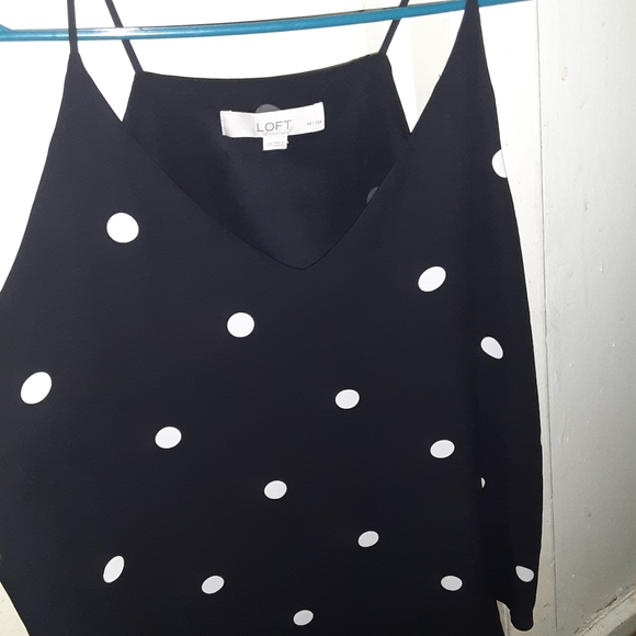 LOFT Petite Polka Dot Blouse 🥀 - Picture 3 of 4